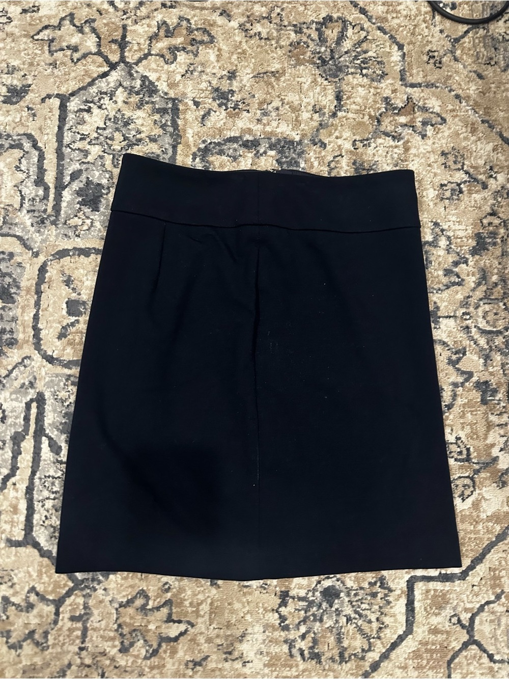 Navy Blue Pencil Skirt - Banana Republic - size 0